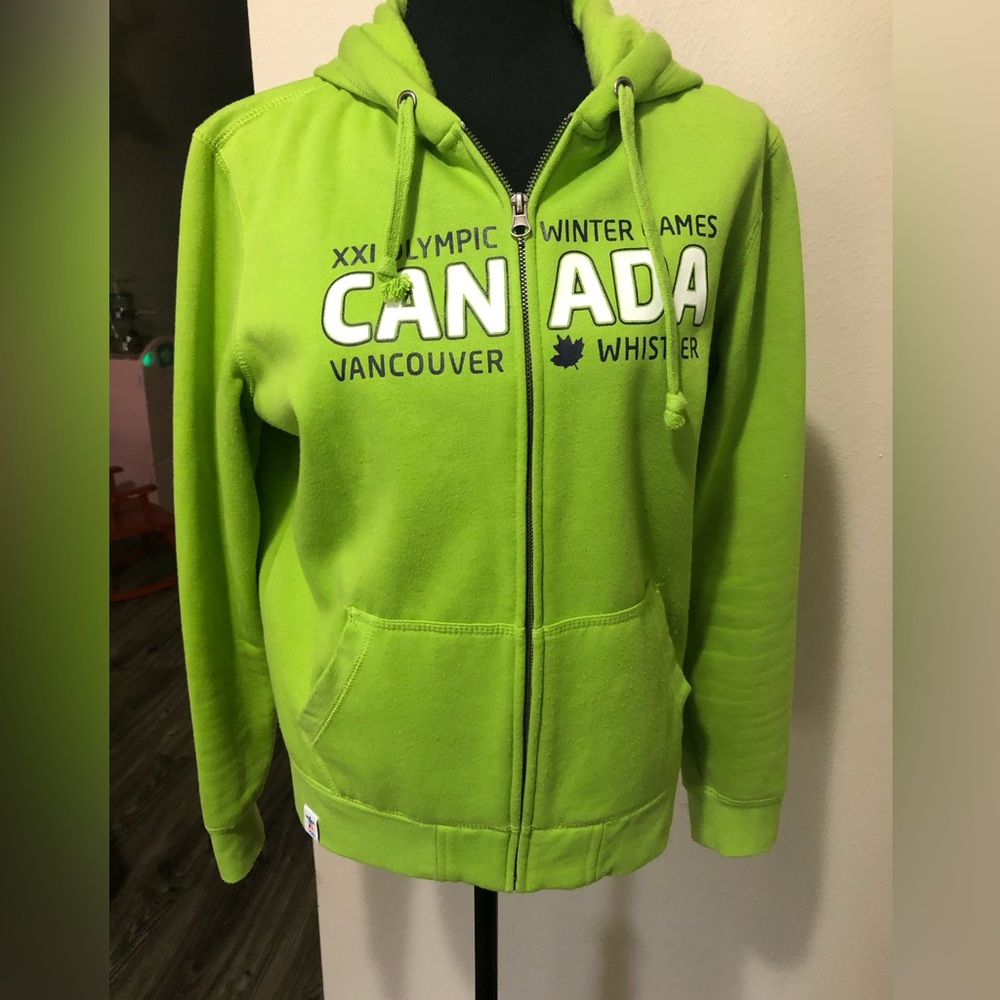Elevate Women’s 2010 Vancouver Winter Olympics Full-zip Sweatshirt Hoodie Size M